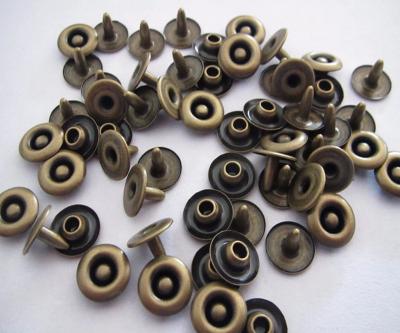 China Washable Custom Rivets Metal Studs Quick Rivet For Craft Bag Belt Clothing Garment Leather Shoes for sale