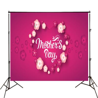 China Mother's Day Rose Photography Flower Background Wood Floor Seamless Backdrops for Photo Studio for sale