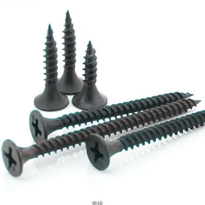 China Tianjin Manufacturer Matte Black Drywall Screw Bugle Head Gray Phosphate Drywall Screw for sale