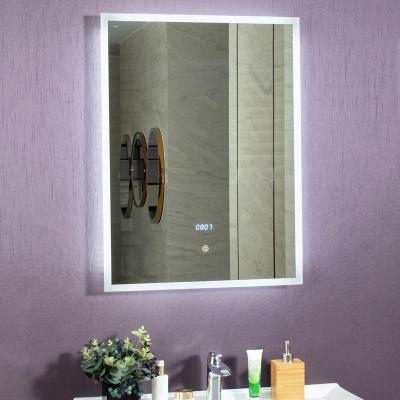 China Illuminated Waterproof Smart Touch Sensor Customized Modern Illuminated Bathroom LED Mirrors for sale