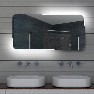 China High Quality And Low Price Bathroom Magnification Wall Lighted Backlit Fog Light Mirror With LED Light for sale