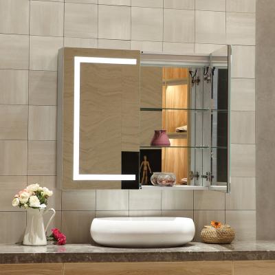 China Hot Selling Modern Toilet Room Vanity Bathroom Furniture With Mirror Cabinet Aluminum Alloy Bathroom Decoration Modern Graphic Design for sale