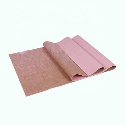 China Wholesale Non-Slip Non-Slip Daily Printing Non-Slip Yoga PVC Fitness Exercise Jute Jute Yoga Mat Mat Custom for sale