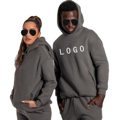 China Other Wholesale White Terry Heavyweight Hoodie Short Set & Custom Unisex French Hoodie Jogger Set for sale