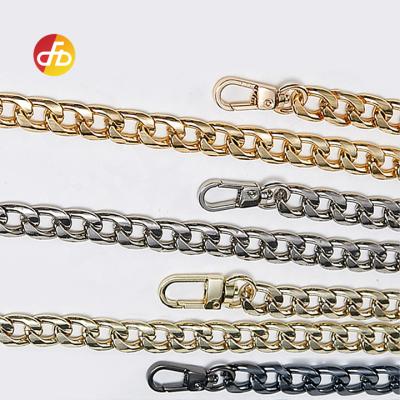 China Fasion cheap price wholesale bag purse chains metal bag accessories with snap buckles chain purse accessories for sale