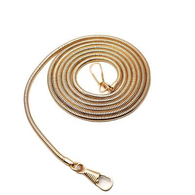 China Nickel Free Wholesale Custom Brass Snake Shape Bag Accessories Metal Bag Chain Hooks For Handbags Purses for sale