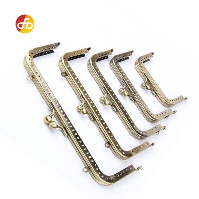 China Popular Washable.eco-friendly.durable.nickel Free Washable.eco-friendly.durable.nickel Free Washable.eco-friendly.durable.nickel metal frame clutch bag accessories ladies purse metal frame kiss lock metal clasp purse for sale