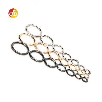 China Newest Fashionable Bag Bags Hardware Accessories Gold Color Spring Open Ring for sale