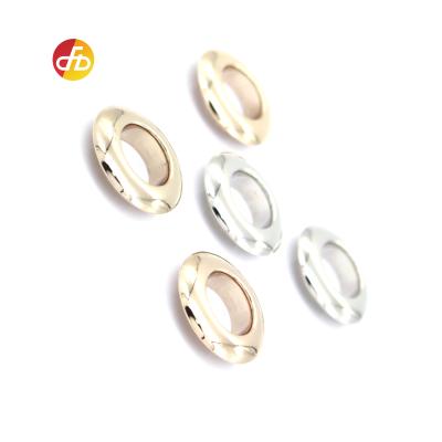 China Nickel Free Handbag Clothes Accessories Nickel Free Gold Finish Custom Supplies Eyelets Shoe Eyelet For Bags for sale