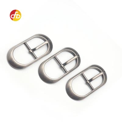 China Belt 20mm Pins Bag Pin Buckle Antique Silver Belt Buckle Belt Roll Metal Webbing Strap for sale