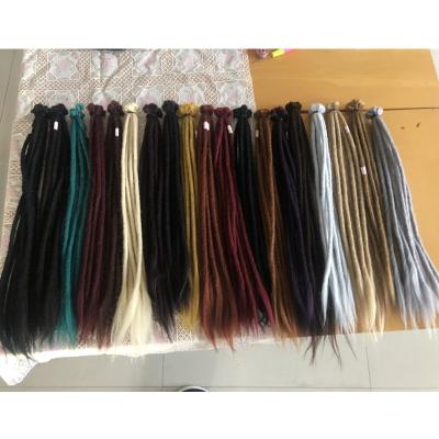 China X-TRESS Ombre Hair Color Synthetic 100% Handmade Dreadlocks Extensions Shape Hair 24 Inch Crochet Soft Dreadlock Braids Hair for sale