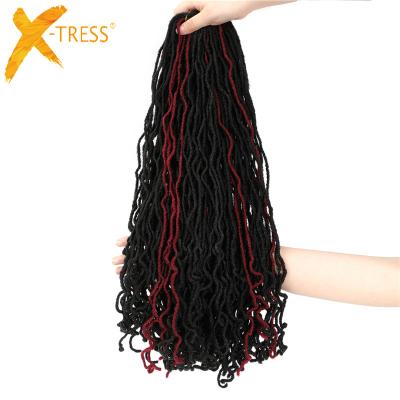 China Senegal Twist X-TRESS Factory Price Cheap Curly Braiding Hair Bundle 4Pcs/Pack For Women Heat Resistant Synthetic Braiding Hair Extensions for sale