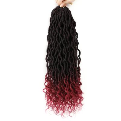 China Fashion Style Synthetic Hair X-TRESS Silky Curly Ombre Afro Braids Hair Bundle For Women Daily Heat Resistant Synthetic Braiding Hair Extension for sale