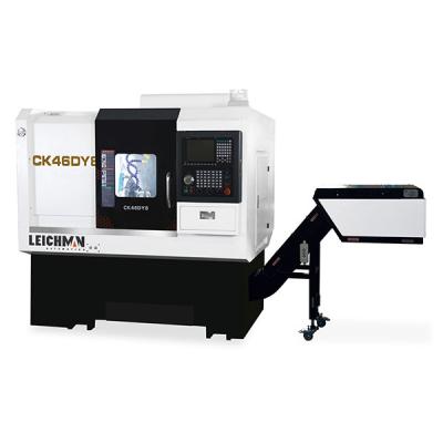 China Schrägbett-Cnc-Drehmaschine zum Drehen, Fräsen und Bohren CK46DY8 zu verkaufen