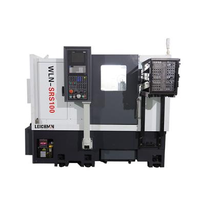 China Cnc Metal Spinning Lathe Machine For Metal Plate Tube Pipe WLN-SRS100 for sale