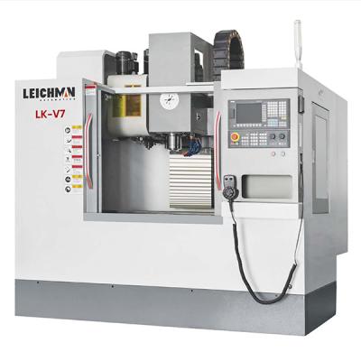 China Guia linear 3 eixos centro de usinagem vertical 4 eixos Máquina de fresagem CNC de metal LK-V7 à venda