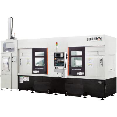 Chine LK-DSP opposant double fuseau double tourelle tournant et fraisage lit incliné machine à tour CNC à vendre