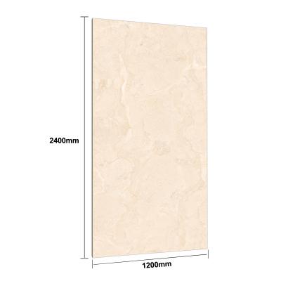 China High Body Polished Safety 1200x2400x5.5MM Solid Glazed Porcelain Floor And Wall Slab for sale