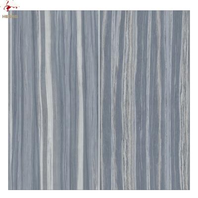 China High Safety 1200x2400x5.5MM Special Design Blue Glossy Kitchen Porcelain Slabs Countertops for sale