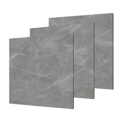 China High Safety 800x800mm Wholesale Hot Sale Dark Gray Polished Porcelain Marble Tiles For Flooring for sale