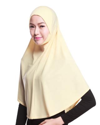 China Wholesale High Quality Muslim Amira Women Fashion Tank Top Hemp S39 Simple Instant Crystal Underscarf Hijab Scarf With Undercap for sale