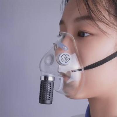 China Newest Clear Silicone Eco-friendly Maskes Eco-friendly With Valve Reusable Transparent Breathing Face Maskes Protector Facial Equipment for sale