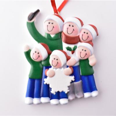 China Christmas Decoration Personalized Name 2020 Survived Family Ornament Christmas DIY Decorations Blessing Christmas Tree Hanging Keepsake Pendant for sale