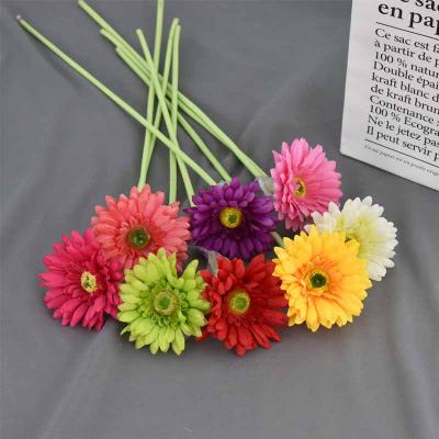 China Wedding Francois Chrysanthemum Artificial Flower Gerbera simple to wedding Gerbera design home decoration decoration the new for sale