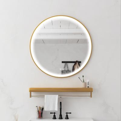 China Design Bright Multifunctional Bathroom Mirrors Colorful Wall Smart Mirror Frame Makeup Mirror OEM&ODM for sale