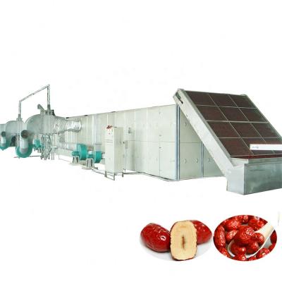 China Red Conveyor Fan-assisted Food Processing And Recycling Hot Mesh Dryer Machine Jujube Drier Dehydrators for sale