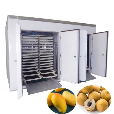 China food & Beverage Plant 26KW Heat Pump Mango Drying Supply Oven Fruit Dehydrator High Productive Tray Dryer Chamber Plant Machine for sale