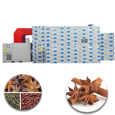 China food & Beverage Plant 60 Trays Cinnamon Heat Productive Spices High Pump Energy Saving Equipment Dryer Oven Machine for sale