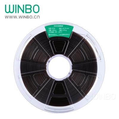 China 1.75 Mm PETG Filament N.W 1000g High Quality Winbo PETG Filament For FDM 3D Printer FFF 3D Printer Brown WBPLA1B10S for sale