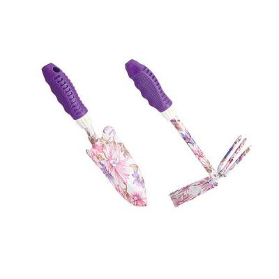 China Convenient Colorful 2pcs Garden Tool Kit For Kids Playing Gift Tools for sale