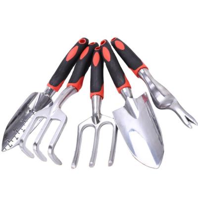 China Easy Carry Five Pieces Amazon Popular Agricultural Tool Planting Garden Shovel Set Garden Tool Kit for sale