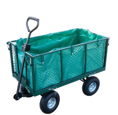 China Best Selling Durable Heavy Duty Mesh Steel Garden Wagon Utility Garden Wagon for sale