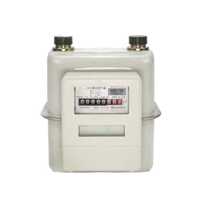 China Domestic IC Card Prepaid Gas Meter With Case Case ICG1.6S-ICG6S EN1359 Certificate for sale