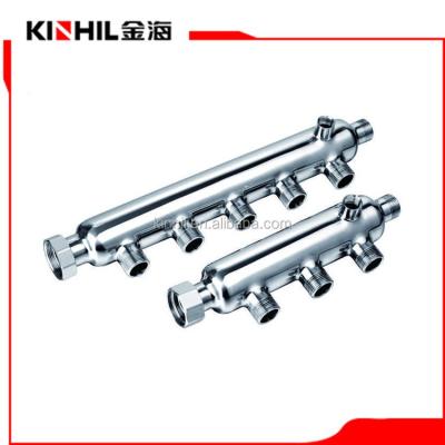 China High quality underfloor heating system stainless steel manifolds for underfloor heating system ART.083000 parts water mixing and distributing NC; CE OF ZHE for sale