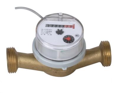 China High Performance Signle Jet Dry Type Vane Wheel Water Meter for sale