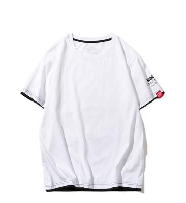 China Anti-pilling 2022 New Men's Summer Shorts Sleeve Absorption Sweat Oversize Men's Breathable T-shirts Pure Cotton T-shirt Custom for sale