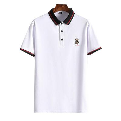 China Wholesale High Quality China Summer Custom Handsome Joker Men's Logo Printed Embroidery Polo Shirt Anti-wrinkle for sale