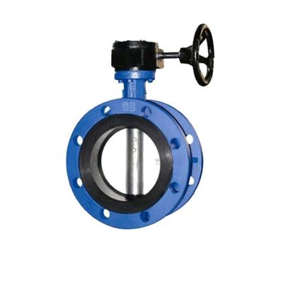 China Cast Steel / Cast Iron Supply Customized Services Water Control Valve Wafer Turbine Butterfly Valve for sale