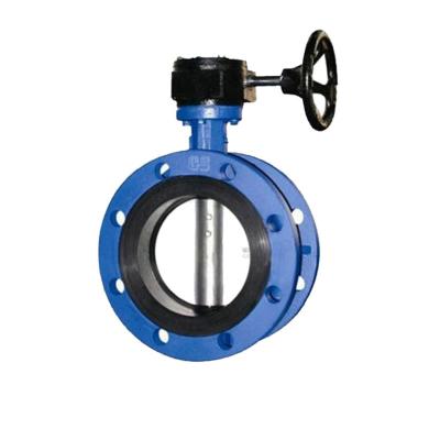 China Competitive Price Cast Steel / Cast Iron Handle Butterfly Valve Turbine Butterfly Valve for sale