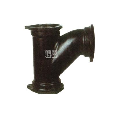 China Indoor Building Drainage / B Building Drainage Indoor Drainage Building , Low Noise And Flexible Cast Iron Pipe B Tee Flange Connection DN50 75 100 Is Easy To Install for sale