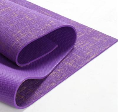 Cina Portable Women's Fitness Equipment Yoga Mat Environmental Protection Jute Yoga Exercise Non-Slip Yoga Mat in vendita