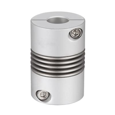 中国 Aluminium Steel Bellows Shaft Coupling Clamping Motor For Indexing Step Motor 販売のため