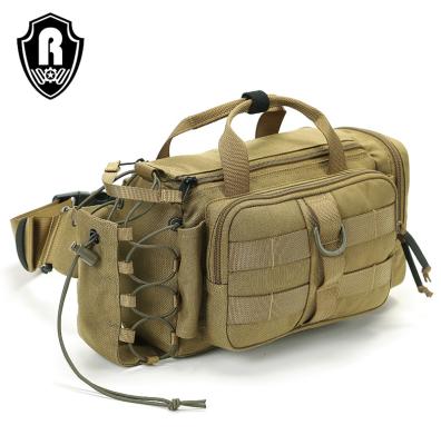 China New Design Roewe Water Proof Outdoor Sports Multifunctional Military Messenger 3P Bag 3-5L Tactical Waist Bag for sale