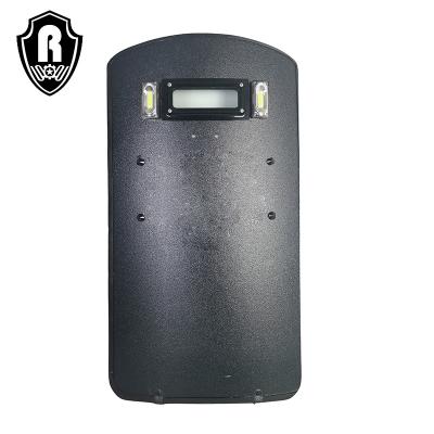 China Lightweight& 500*900mm NIJ IIIA Ballistic Shield High Quality Hand Held Ballistic PE Shield With Light Weight for sale