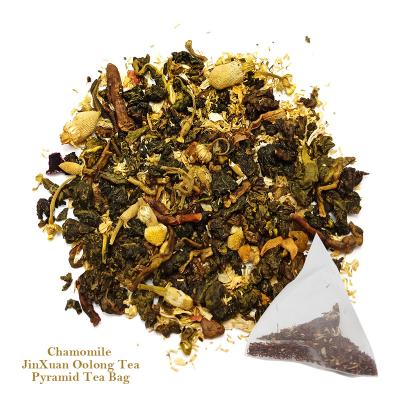 China Pyramid Tea Bag Pyramid Tea Bag Chamomile JinXuan Oolong Tea for sale