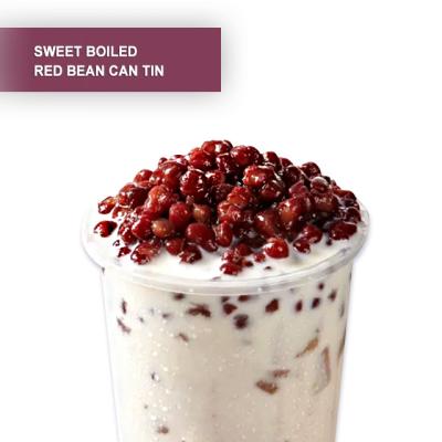 China Fresh Sweet Boiled Red Bean Can Tin For Bubble Tea Shop for sale